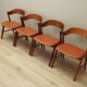 Set of four teak chairs, Danish design, 1970s, manufacture: Korup Stolefabr