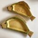 Pair of fish dishes Vallauris 1850 Atelier Cerenne Vallauris