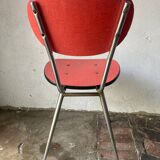 Red formica chairs