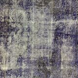 Distressed Overdyed Turkish Rug 210x154 cm