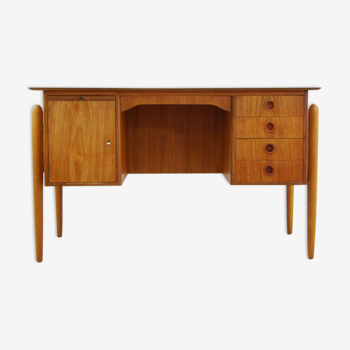 Bureau vintage Pine Veneer années 1960