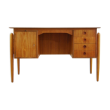 Vintage Pine Veneer Desk, 1960s