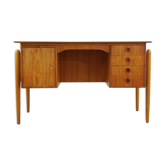 Vintage Pine Veneer Desk, 1960s