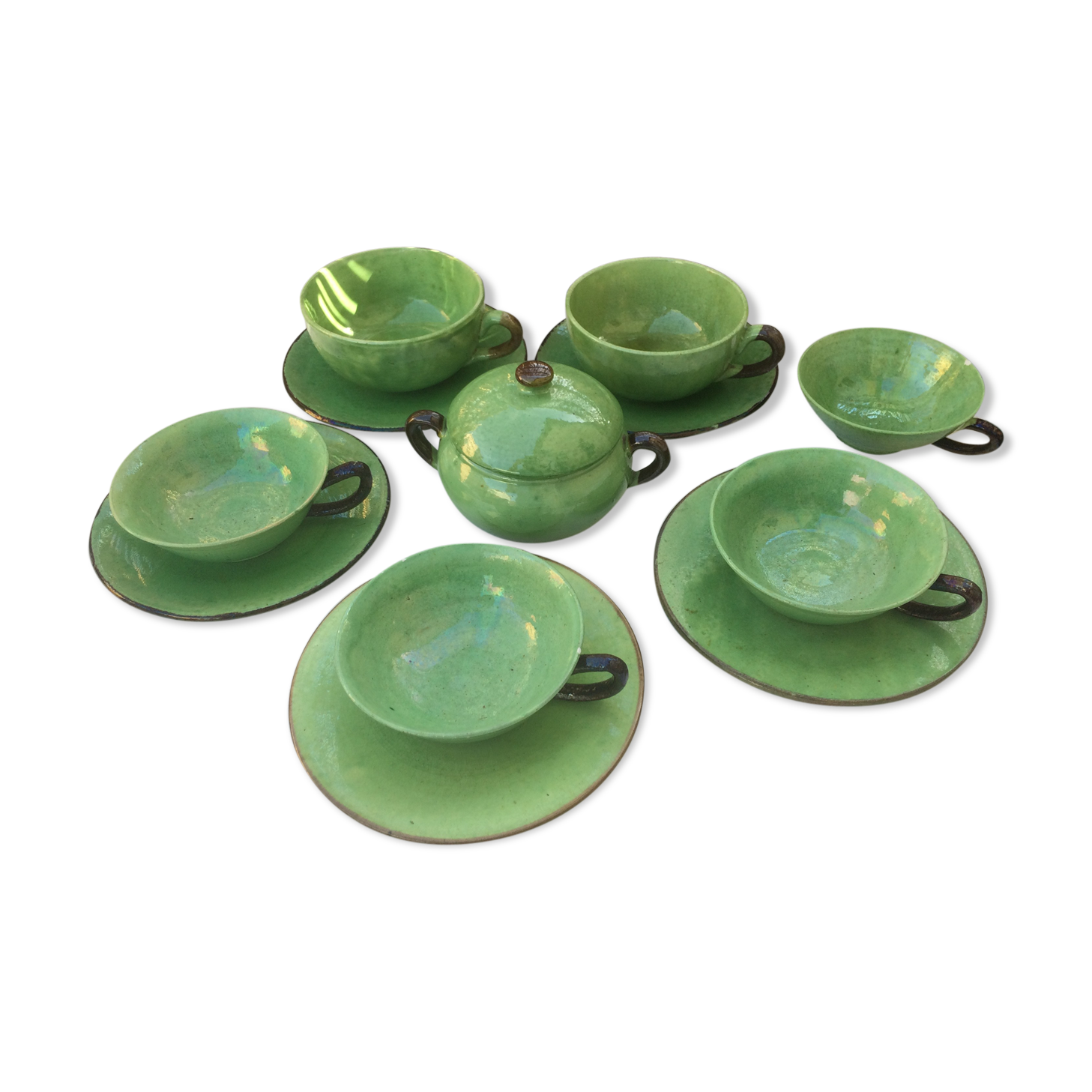 Tea cups or coffee - breakfast