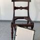 19th century mahogany dining room table and chair set, England, 1850s