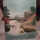 Oil on canvas board signed G. Vedel, 1958