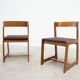 Set of four Italian dining chairs attr. to Willy Rizzo