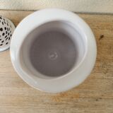 Moustiers earthenware potpourri vase