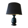 Lampe céramique bleu