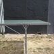Moment glass and metal table by Niels Gammelgaard for Ikea