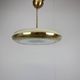 Bauhaus UFO pendant lamp by Josef Hurka for Napako, 1930s