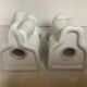 Pair of children's bookends reading from the 70s