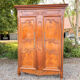 Bressane wardrobe in walnut in Louis XV style, 19th century.