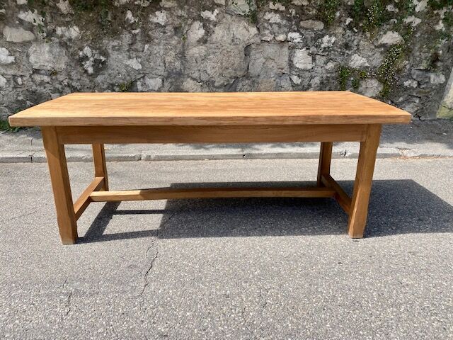 Farm table raw wood 200 cm