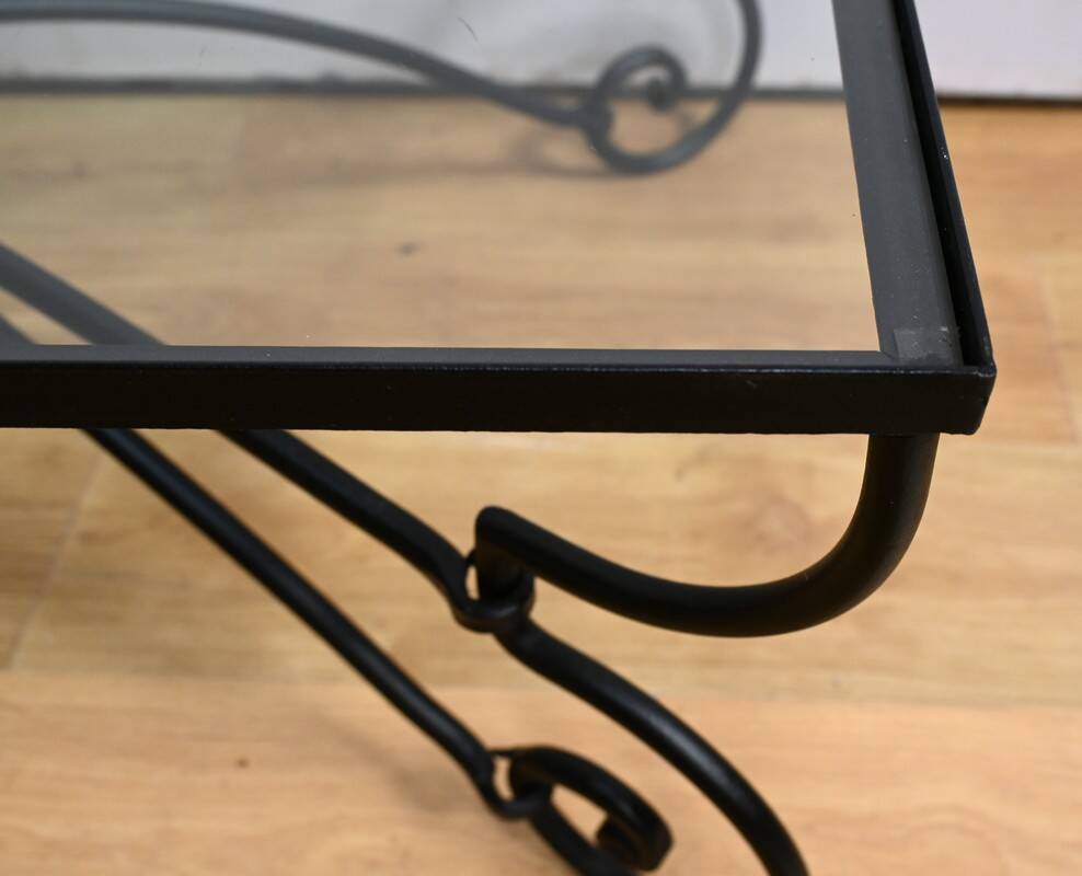 Art Nouveau Style Wrought Iron Coffee Table – 1940