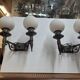 Paire d'appliques mural en fer