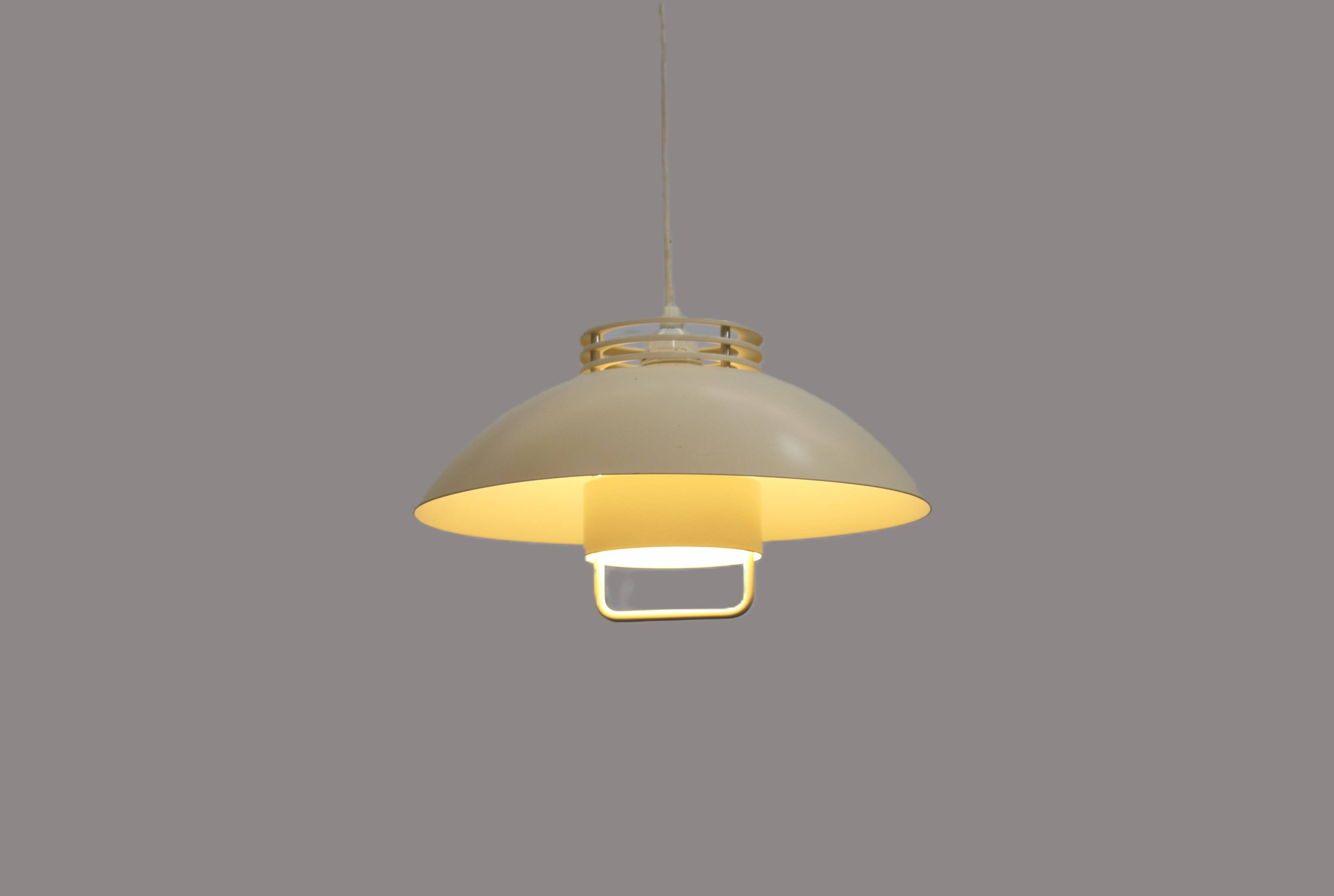 Danish Design Lamp *** Lyfa  *** beige white color *** Denmark 1970