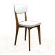 Vintage chairs 50s/60s skai and light beech
