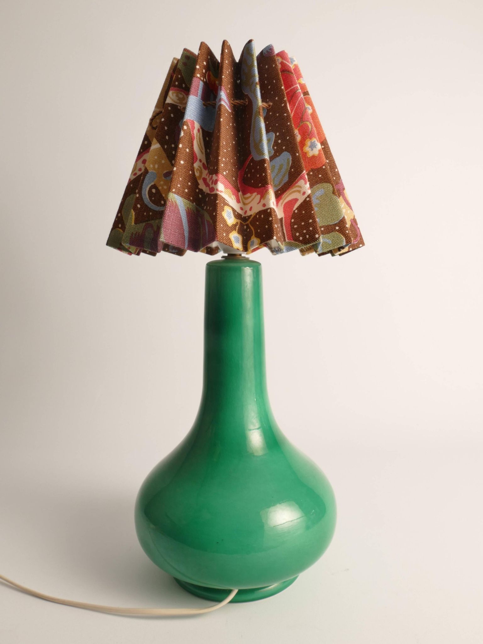 Mid-Century Modern Emerald Green Casa Pupo of London Table Lamp, 1960's