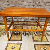 Scandinavian side table canning shelf 1970