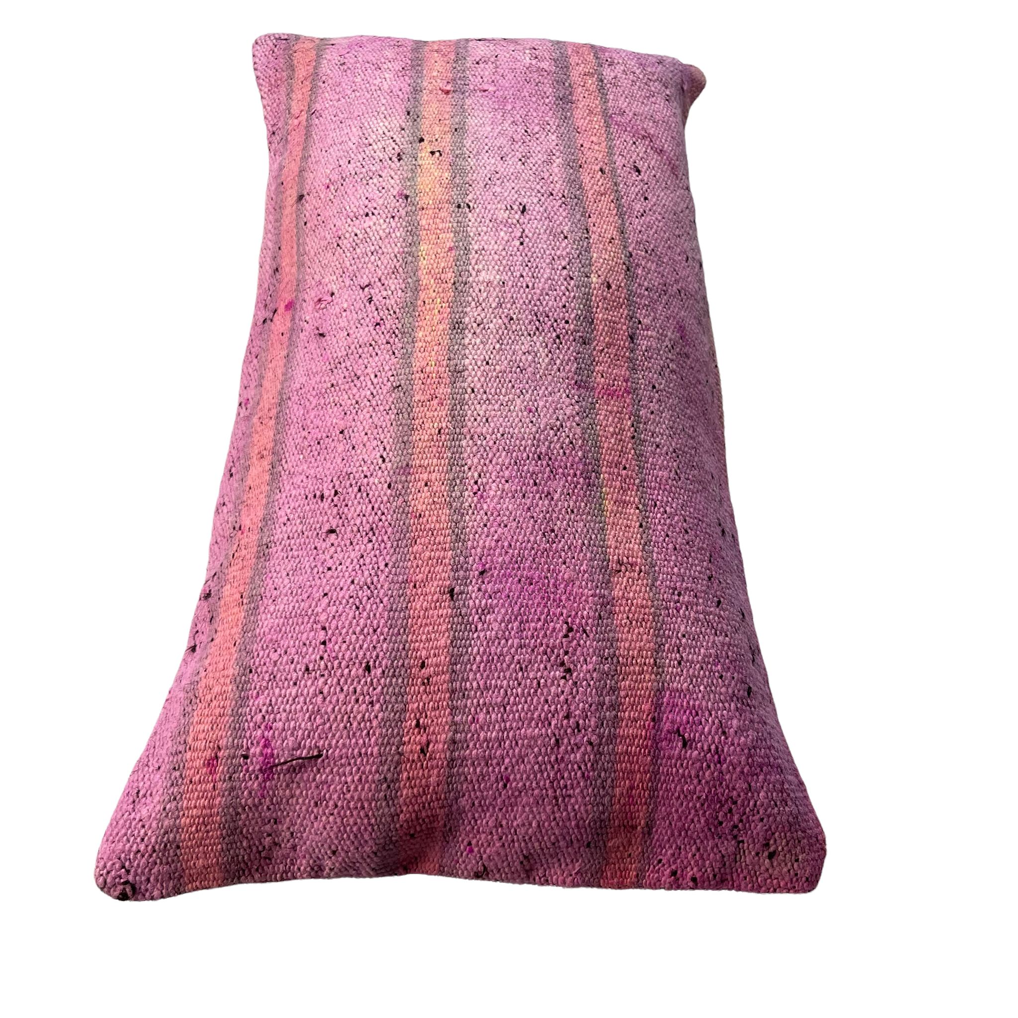 Vintage turkish kilim cushion cover , 30 x 60 cm