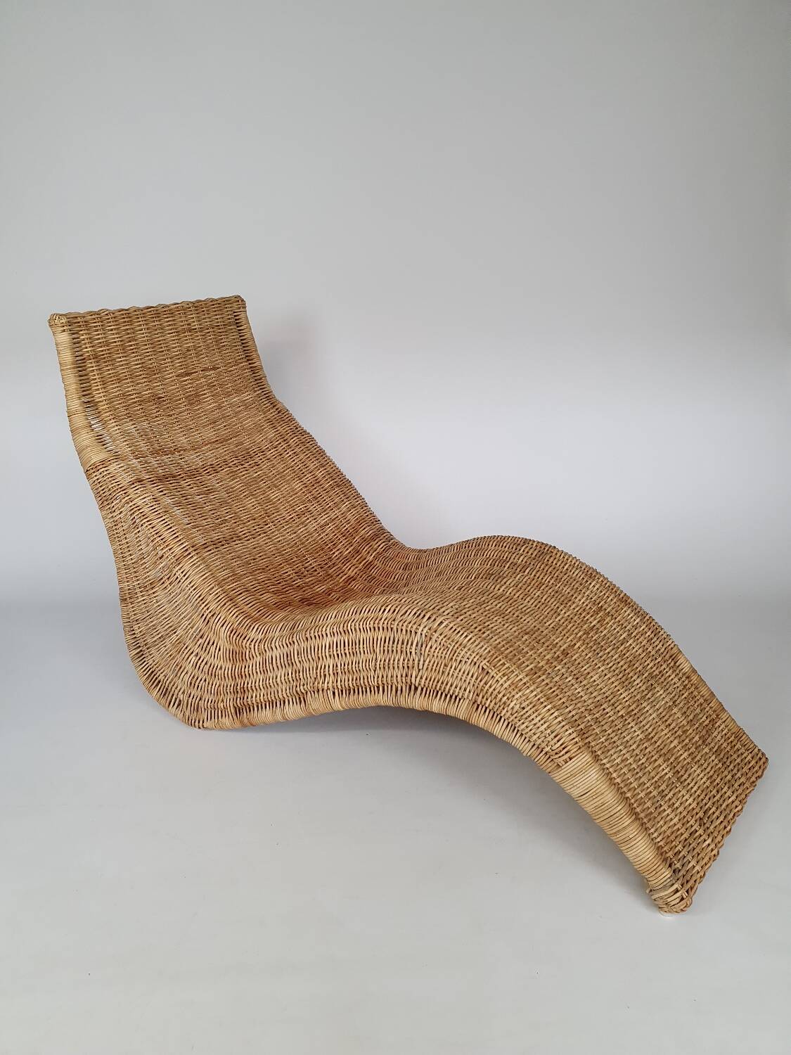 Karlskrona rattan lounge chair by Karl Malmvall for Ikea