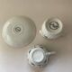 Myott Meakin England Blue Cup Saucer and Milk Jug