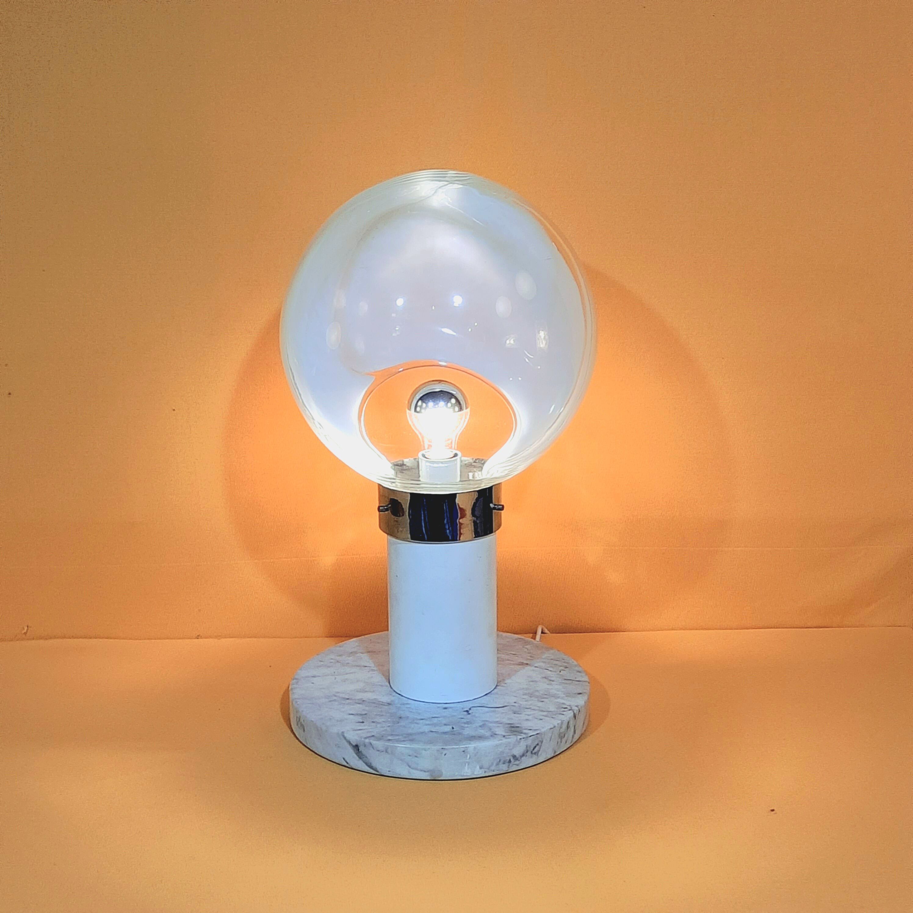 Table lamp Membrane by Toni Zuccheri for Venini circa 1960