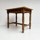 Brocante brown dining table, 1970's