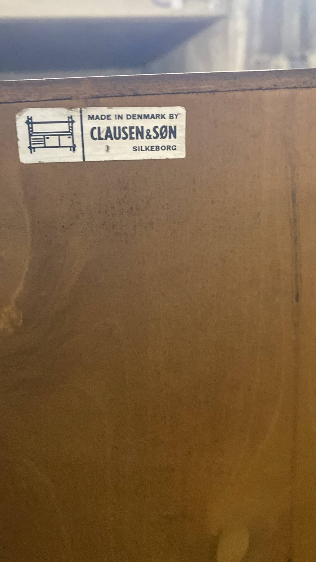 Vintage Scandinavian teak enfilade Clausen & son