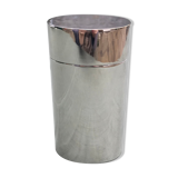 Cigar box Oval Silver metal