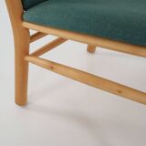 Beech armchair, Danish design, 1970s, designer: Erik Ole Jørgensen, manufacture: Tarm Stole & Møbelf