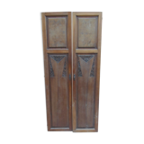 Art deco wood cabinet doors