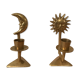 Moon and sun bougeoirs