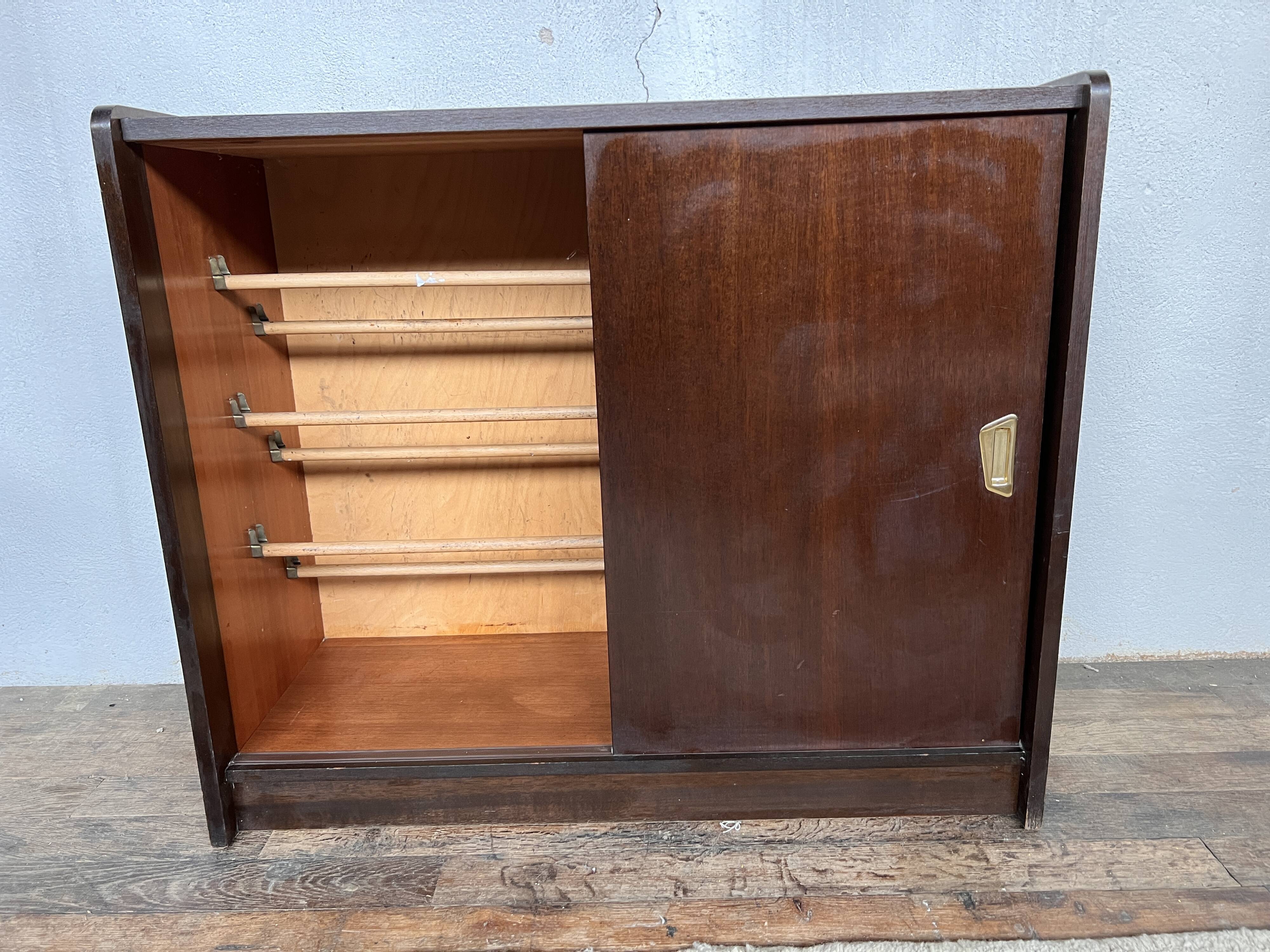 Vintage shoe cabinet