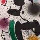 Magnificent original lithograph by Joan Miró, Mourlot-Maeght Paris 1972.