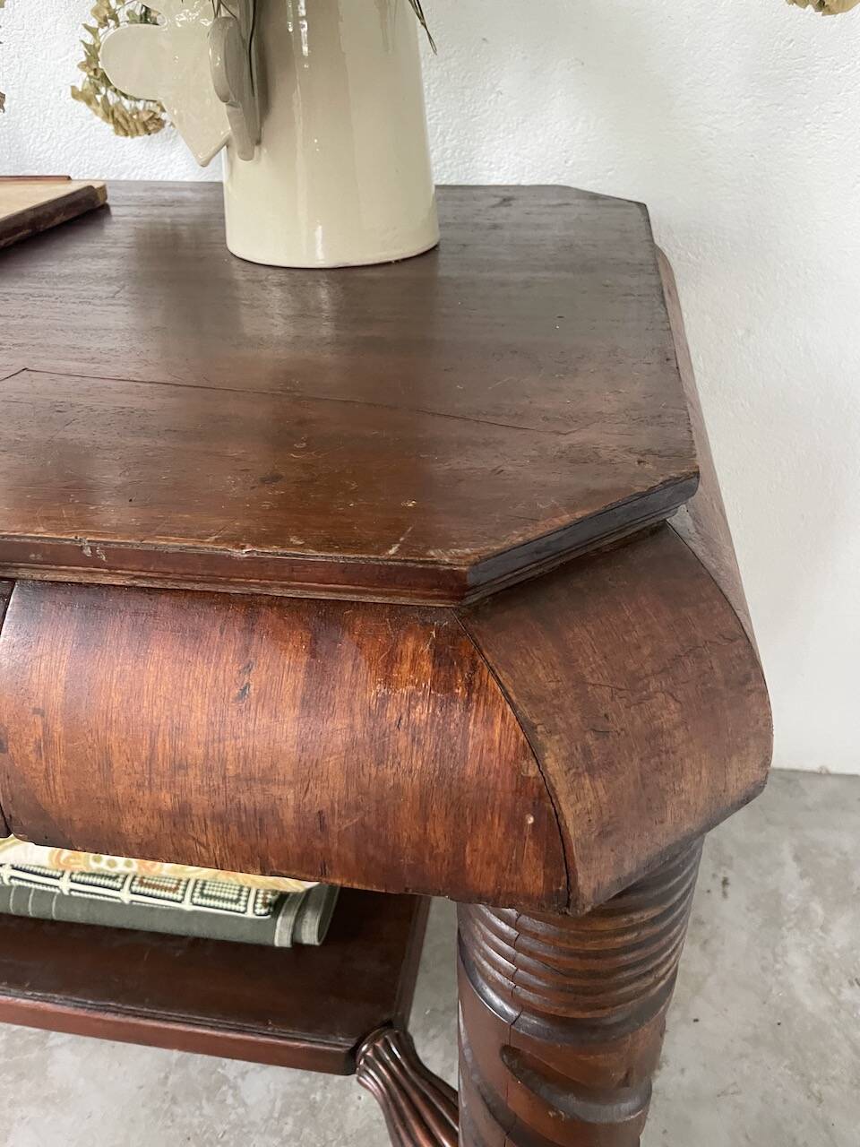 Bureau console acajou 1900
