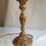Bronze globe lamp