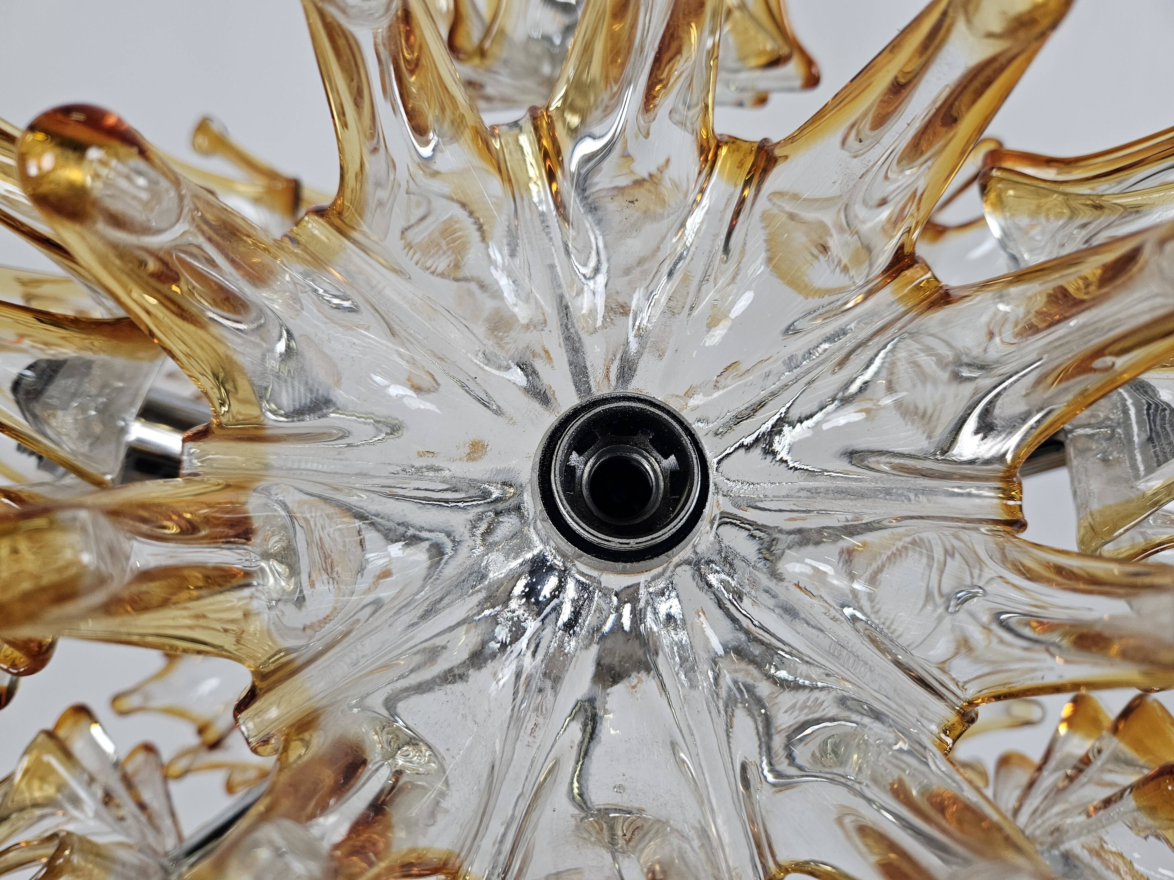 Sputnik chandelier with 14 ceiling lights