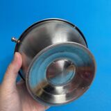 Vintage stainless steel sugar bowl