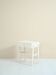 Scandinavian bedside table painted in white