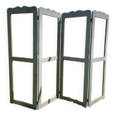 Grey wooden screen
