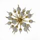 Large Sputnik Murano Glass and Brass Chandelier