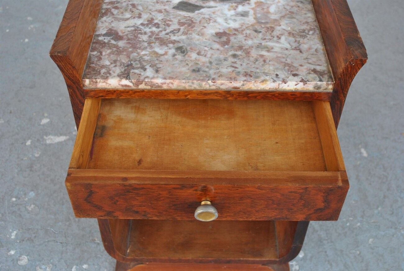 Nightstand lyre Deco 1930