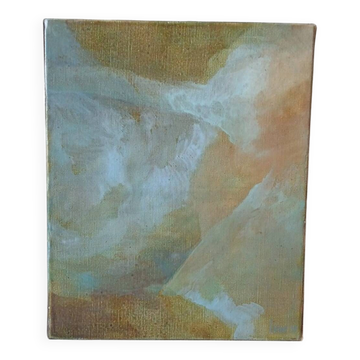 Peinture Véronique Lafont signée 1999 – toile abstraite
