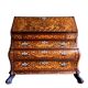 Petit secrétaire en commode hollandais du XVIIIe siècle