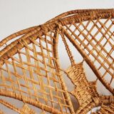 Original basket, wicker basket and vintage raffia