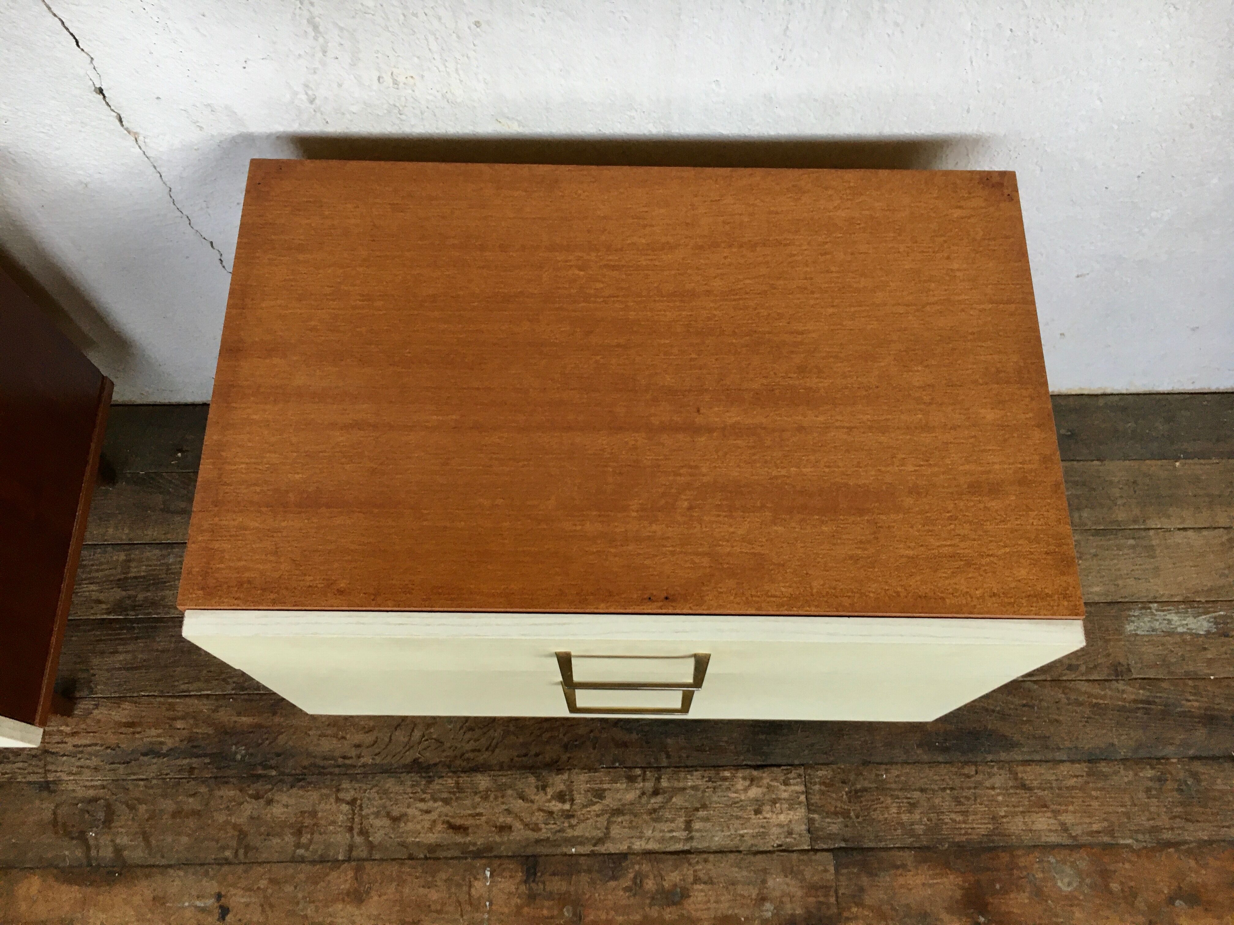 Pair of vintage bedside table bedside tables