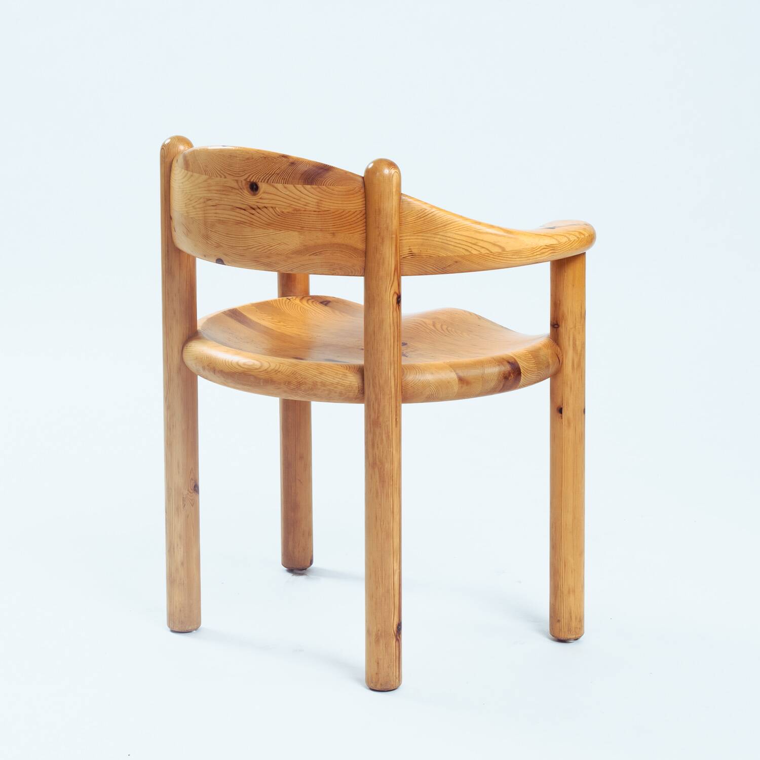 Chaises de salle à manger en pin sculpté Rainer Daumiller pour la scierie Hirtshals, 1970