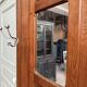 Antique oak entrance wardrobe